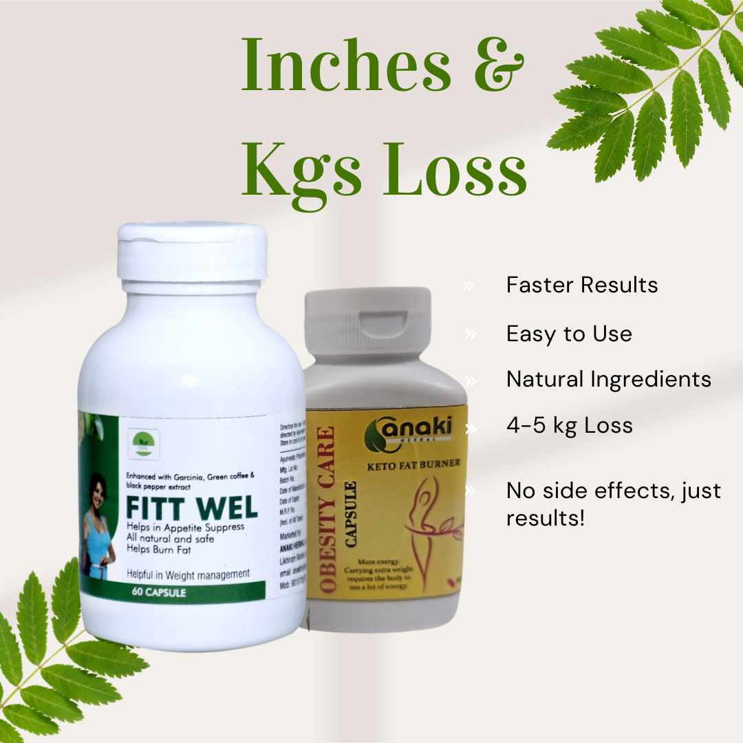 Combo Weight Loss Fitwell Capsuules & Obesity Capsules